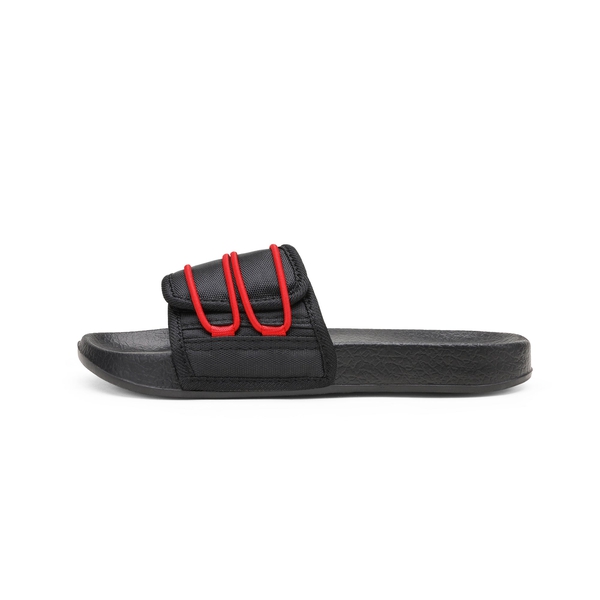 Boys Girls Slide Water Shoes - BLACK RED - 1